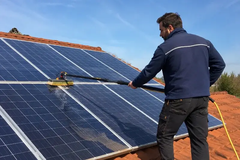 Nettoyage et entretien de panneaux solaires à Niederhaslach
